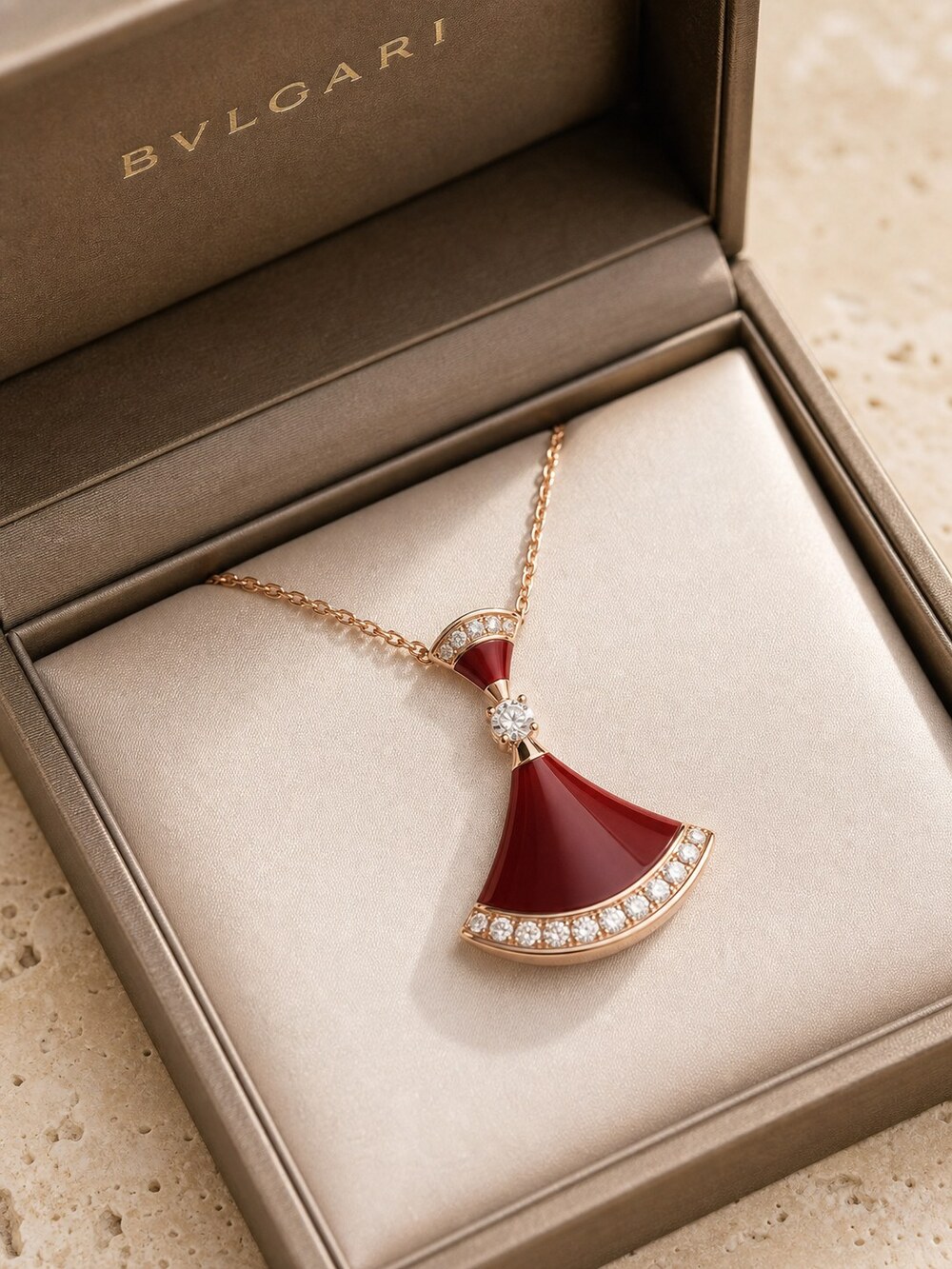 Bulgari Refined Statement Necklace Style 2 | New with Box - Picture 4 of 9